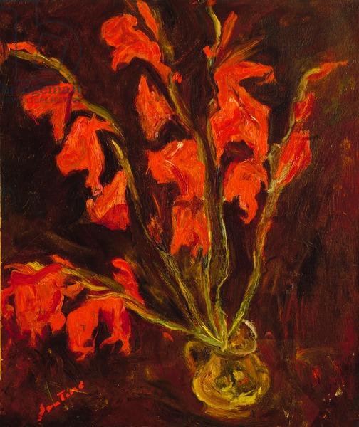 What Did Chaim Soutine and Red Gladioli Look Like  in 1919 