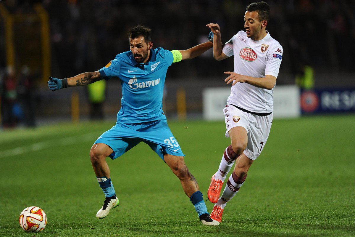 Half-time: <a href="/fczenit_en/">FC Zenit in English✨</a> 1-0 <a href="/TorinoFC_1906/">Torino Football Club</a> #UEL