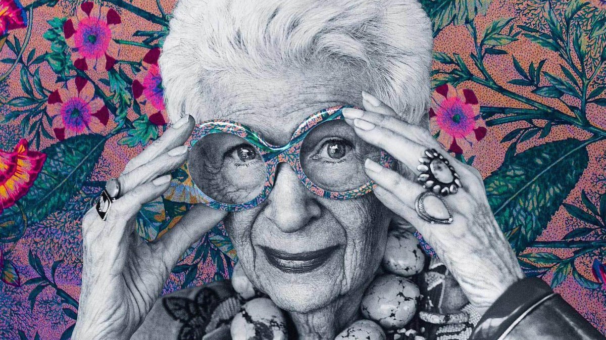 i_D's tweet photo. Celebrate the life of 93-year-old fashionista Iris Apfel in Albert Maysles’s final film: http://t.co/1BPb8XG12J http://t.co/3OhzywQVoO