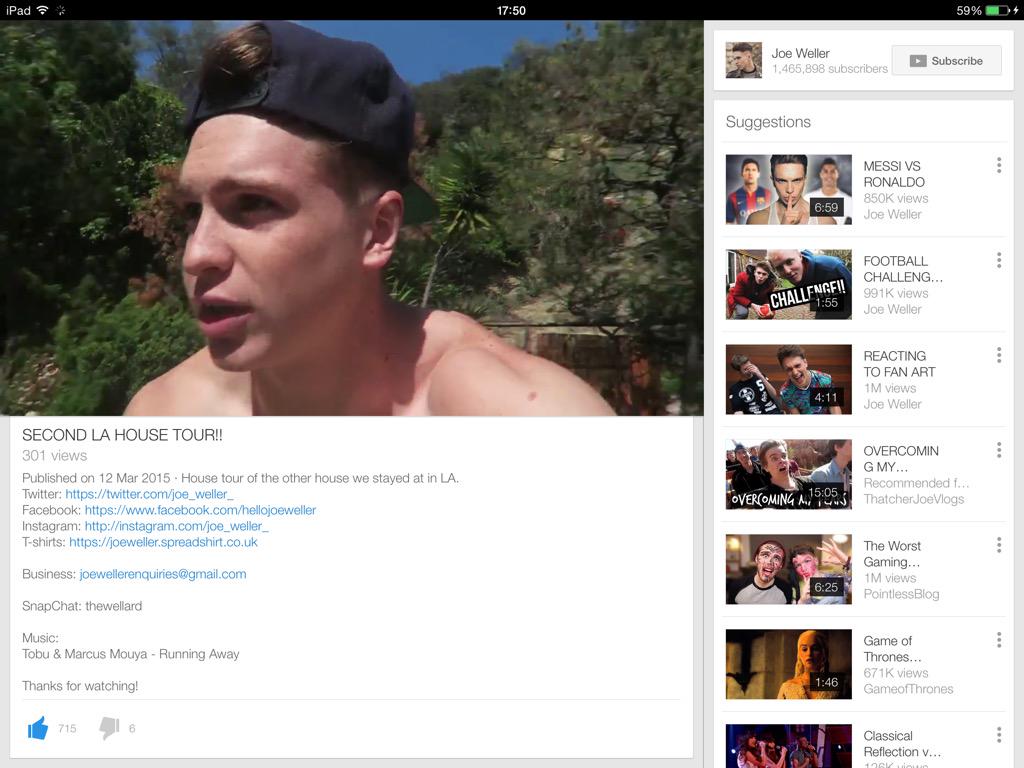 realJoshObbey's tweet photo. @joe_weller_  715th like 😂 http://t.co/XcrC5oR7YE