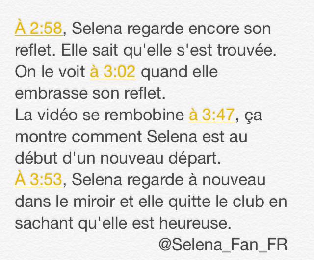 Selena_Fan_FR's tweet photo. Explication du clip de I Want You To Know! http://t.co/ahGqFBr8tE