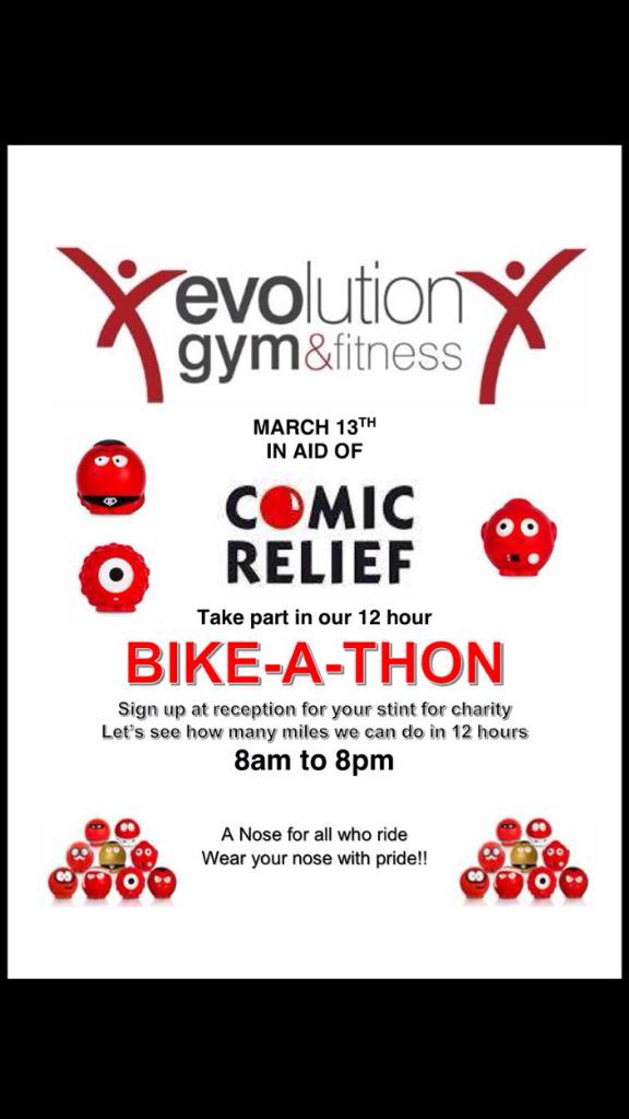 billybicep's tweet photo. One more sleep @Evolutiongym #rednoseday daftness #sheffild http://t.co/PypNshLKjQ