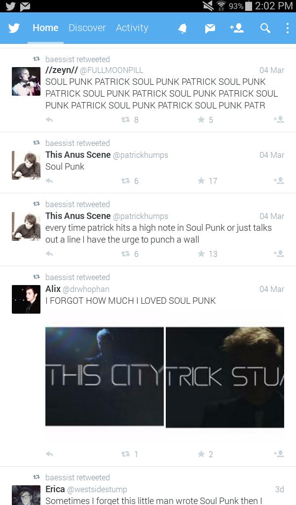 ProstitutePat's tweet image. // Soul Punk is all over my timeline courtesy of @wentzRP.