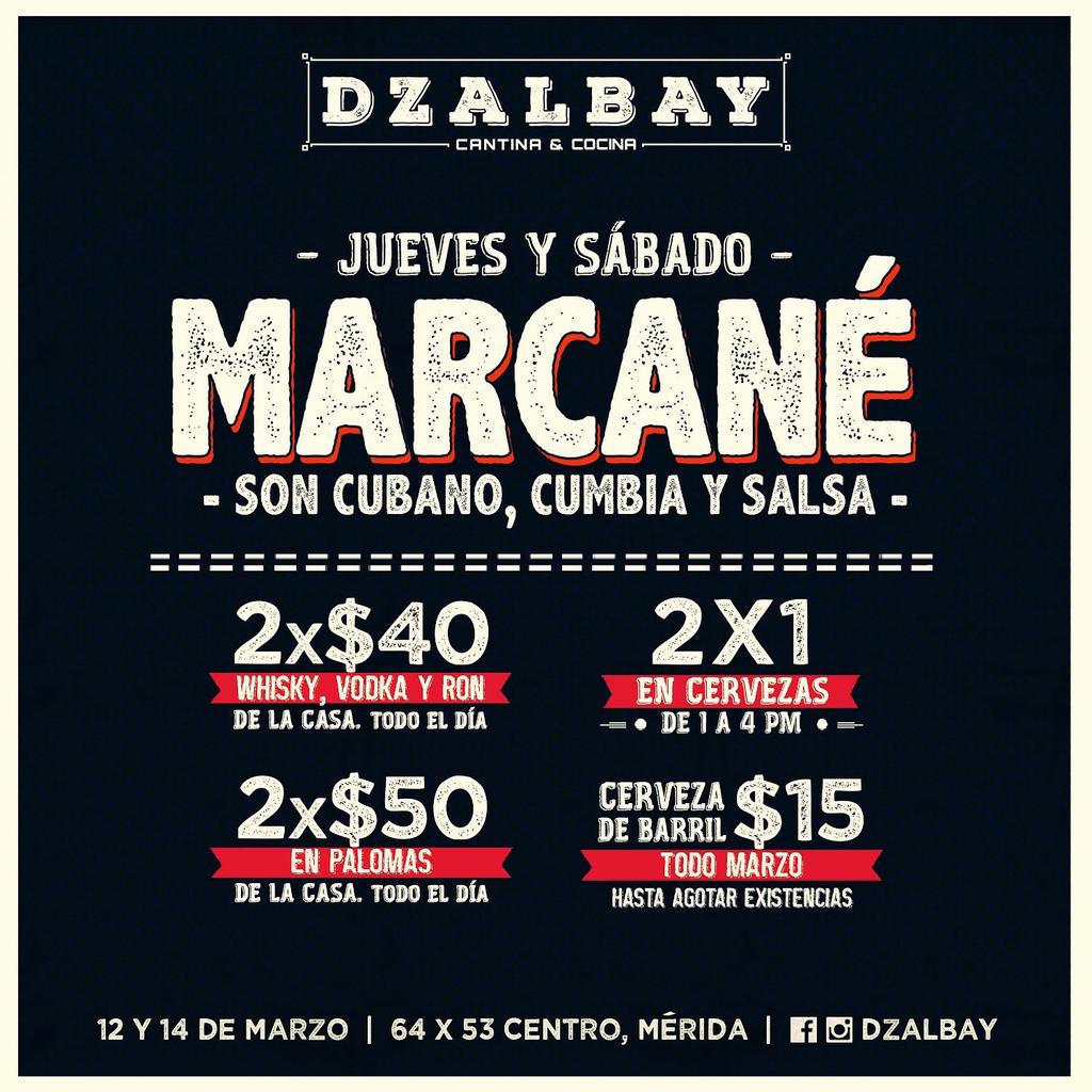 Jueves y sábado toca Marcané en el Dzalbay.