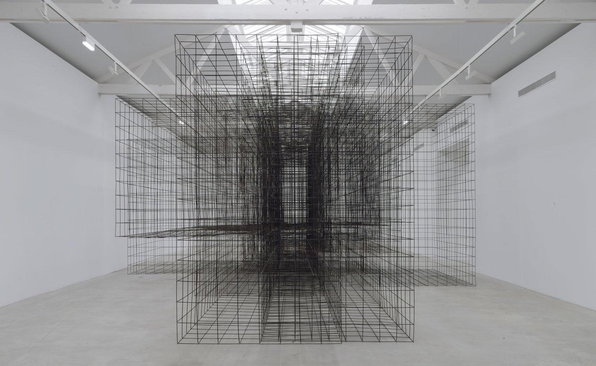 wallpapermag's tweet photo. On Antony Gormley’s impenetrable, dimensional grid of steel http://t.co/St4ITEILQp http://t.co/SriKsPROOf