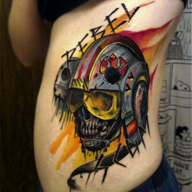 Pin by custer7thcav on Art-More or Less | Pilot tattoo, Aviation tattoo, Skull  tattoo design