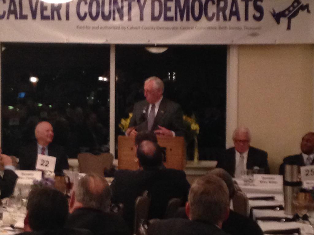 LatoyaSVeal's tweet photo. โ@mddems: .@StenyHoyer gives remarks at 17th Goldstein dinner. #SoMDPride http://t.co/RjryUOdsGbโ