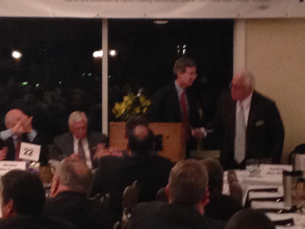mddems's tweet photo. .@BrianFrosh gives remarks at the 17th annual Goldstein dinner #SoMDPride http://t.co/b77aru6biT