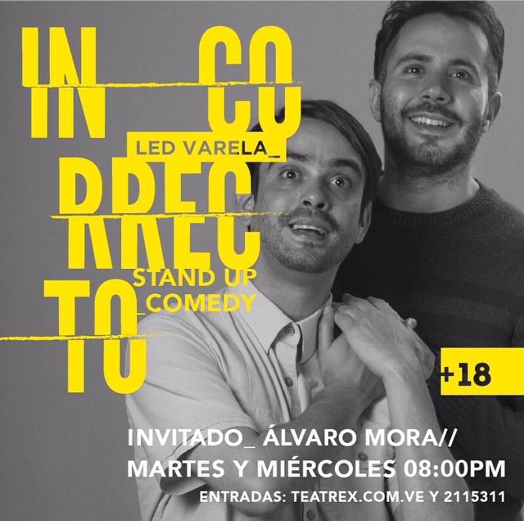 braunkarina's tweet image. Hoy con nosotras estará @LedVarela hablando de su presentación #Incorrecto