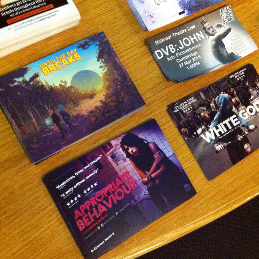 UntilDayBreaks's tweet image. What a treat to be sharing a shelf with @DesiMakesMovies @peccapics ! #AppropriateBehavior