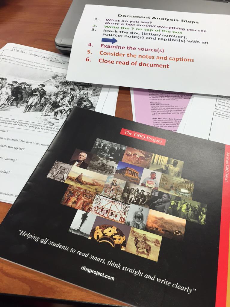 InnovationOC's tweet photo. Busy day of document analysis with our awesome facilitator, Jackie! @DBQProject #aapthinks http://t.co/BSQD2v9FQw