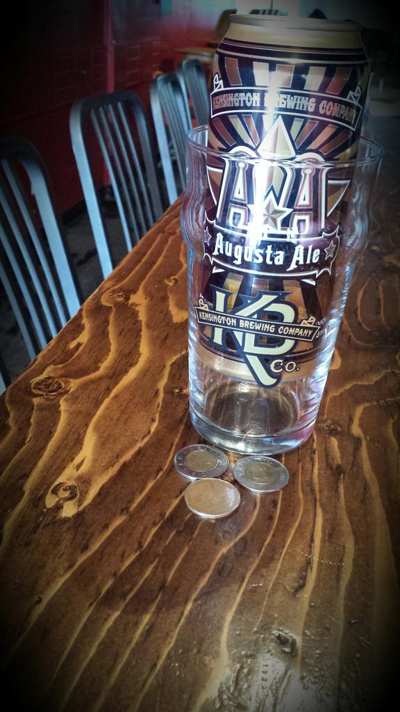 thirstyandm's tweet image. Five buck @drinkgoodbeer Augusta Ale tonight!