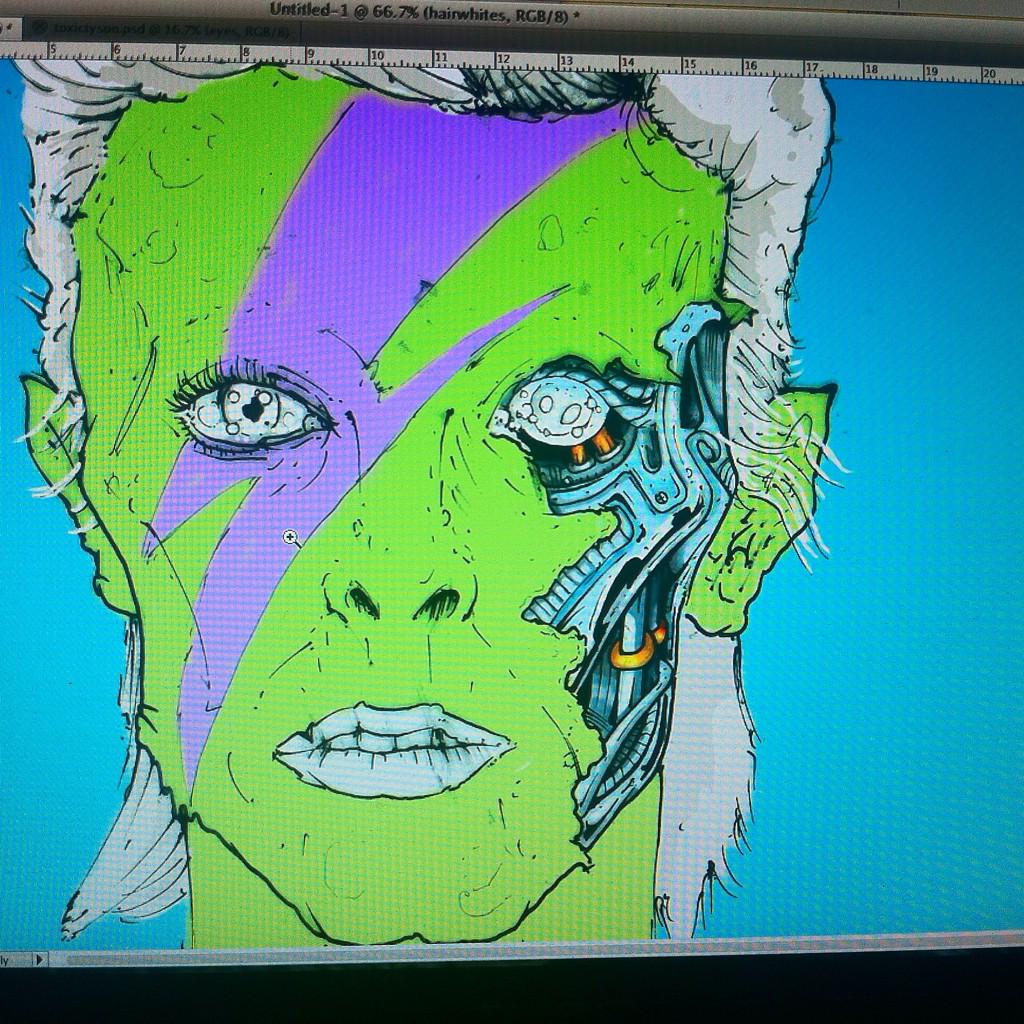 New pieces on the way.  #OzzySpaceglow #yegarts #yegsa