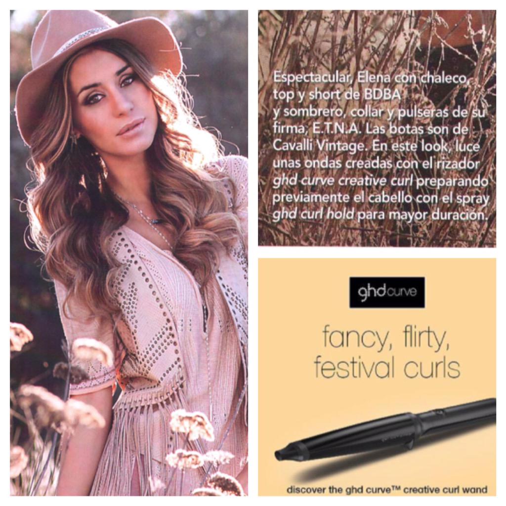 lauracarandini's tweet photo. Guapísima @hellentablada para @Revista_Love luciendo #ondas🔝🔝 realizadas con #rizador #ghdcurve #creativecurl 😍 http://t.co/GGlqGS0TMS
