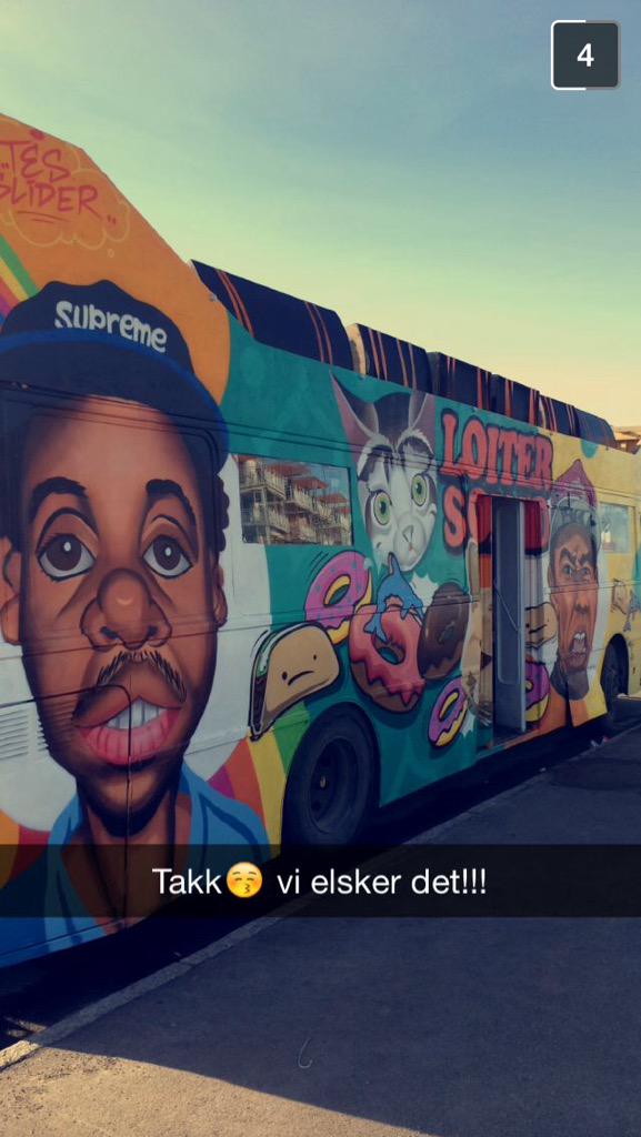kristine_soan's tweet photo. so my friends made a fuckin bus @fucktyler @oddfuckingtaco @earlxsweat http://t.co/a9n4omGmgV