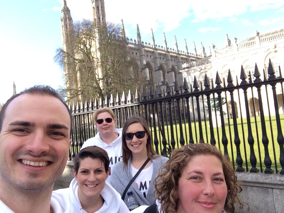 LoopCambridge's tweet photo. @HICambridge loop team on our Marathon walk raising over £500 for @comicrelief @RedefineBDL #flyinglegends http://t.co/duLv5A3aZl