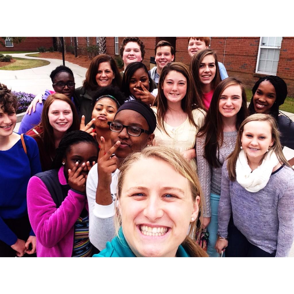 conwayavid's tweet photo. Annual Freshman trip down the road to CCU! #starbuckssavedtheday http://t.co/5mqkzpX9Ga