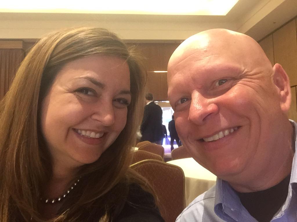 vanfio's tweet photo. Conference selfie with my colleague Ken Ballard! http://t.co/fvdaD58vPx
