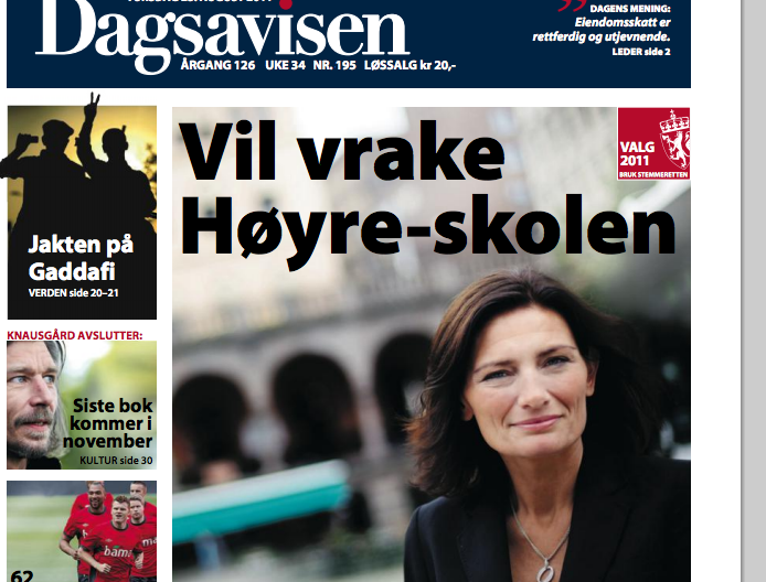 Hva <a href="/Arbeiderpartiet/">Arbeiderpartiet</a> ville gjøre med Norges beste skole i 2011. Veldig stille nå. Vil de overlate skole til SV igjen?