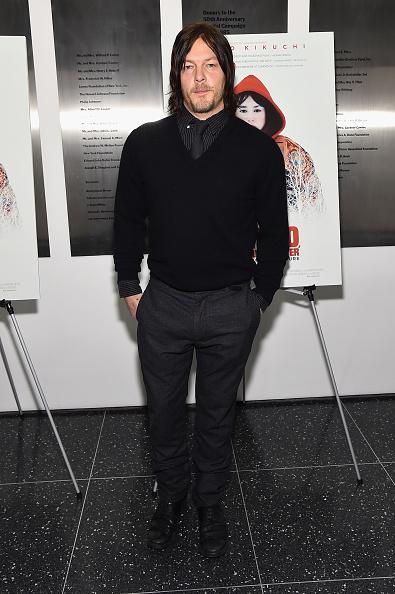 kthnxbyeeeee's tweet photo. "@ennoia3: #DapperReedus in #NYC #thehandsinpocketskillme @amplify @kumikomovie @MoMAFilm tonight (GettyImages) http://t.co/aJ2SmDYNLu"