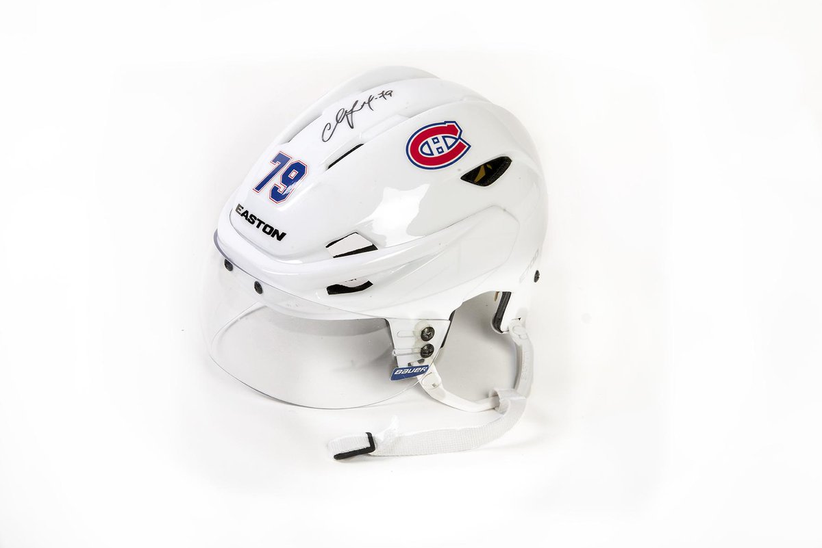 CHCFondation's tweet photo. 7e lot du #RadioTelethon: 1 casque porté et autographié par Andrei Markov -> https://t.co/F6RDOM9LJK http://t.co/3eBPYuwnbk