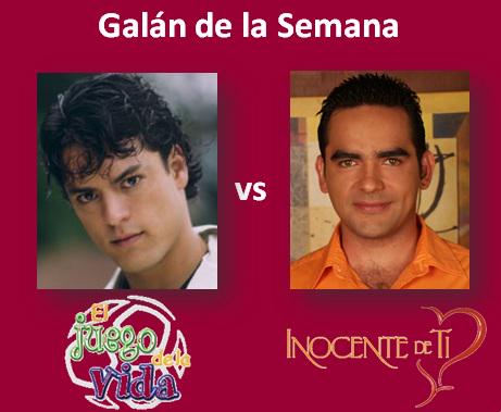 ¿Quién es la Galán de la semana? #MiguelÁngelBiaggio en #ElJuegodelaVida o #AbrahamRamos en #InocentedeTi.