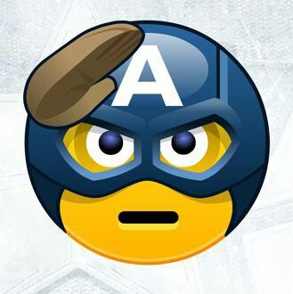 wantedemoji's tweet photo. Caps with us! We want these Emoji #emoji #wantedemoji #CaptainAmerica #marvel http://t.co/JFpJyv0OGV