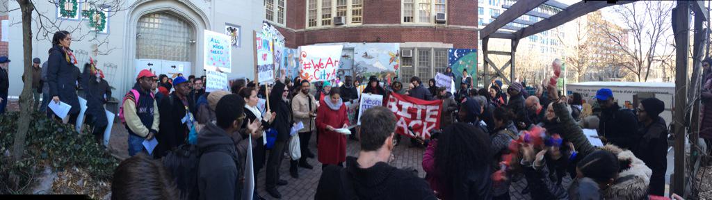 Rally for City-As-School! <a href="/NYGovCuomo/">Archive: Governor Andrew Cuomo</a> @MOREcaucusNYC  <a href="/UFT/">UFT</a> <a href="/BilldeBlasio/">Bill de Blasio</a> #protectourschools
