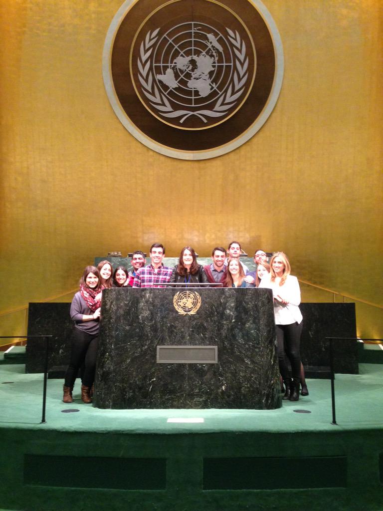 AvivaKlompas's tweet photo. .@TaglitBRI @IsraelOutdoors came to visit me at the United Nations #Bus276 http://t.co/uFTCvB6Aaj
