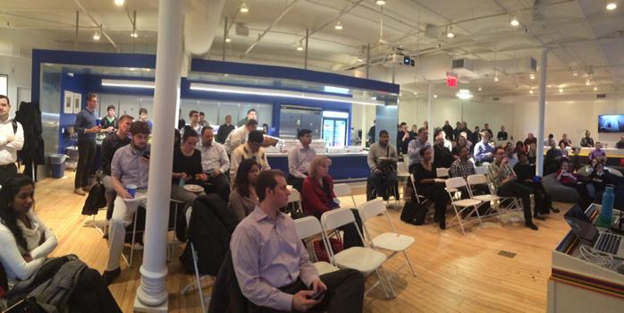 CherFeldman's tweet image. It's packed here!!!!  We love #lightning in #NYC #golightningfast