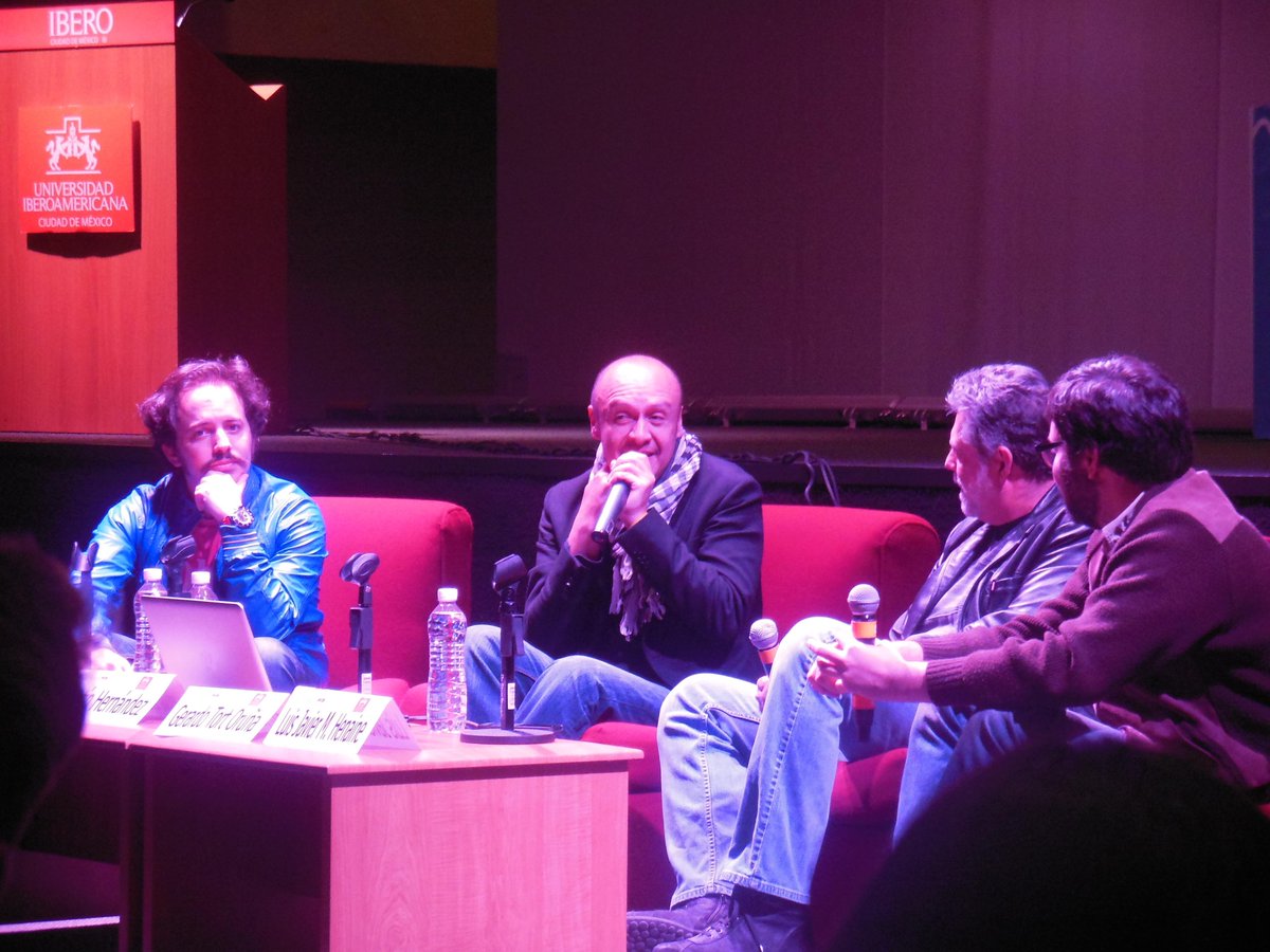 TiempoBullet's tweet photo. Panel de cineastas, para cerrar las conferencias de @ForicIbero. http://t.co/4adxVqSNqp http://t.co/QE8DTwZ0vZ