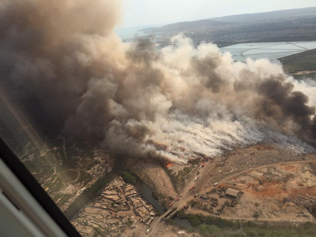 Williamwisynco's tweet photo. View of Riverton from the air today let's use some of the environmental levy to fix this once and for all please http://t.co/OEvTXH6ZKB