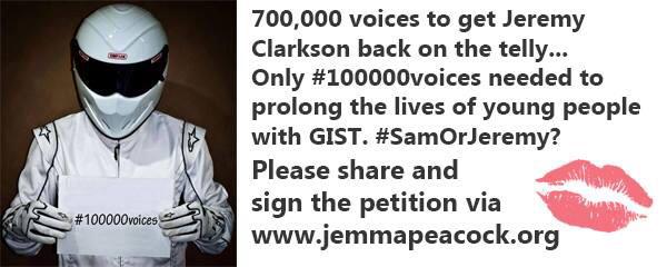 FranHepple's tweet photo. @jimmycarr Make the right choice! #SamOrJeremy ?
#100000voices Help us out SIGN & RT! http://t.co/gVPNnVWzQs http://t.co/Dw5ubZPQPn