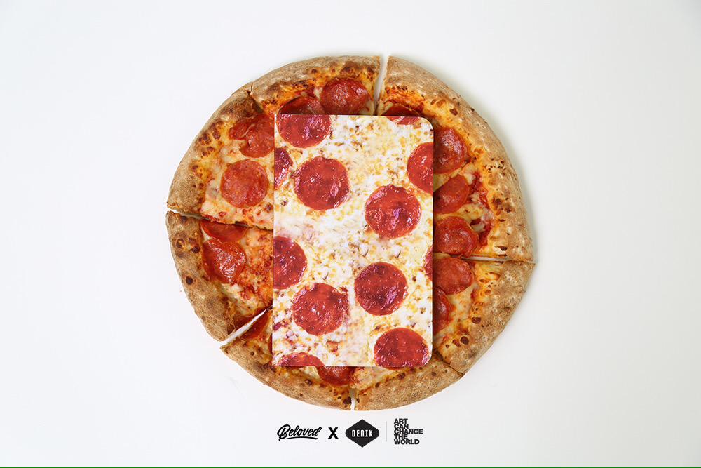 Take another little #pizza my heart now baby! Collab with <a href="/shopdenik/">Denik</a> drops Monday! NOM