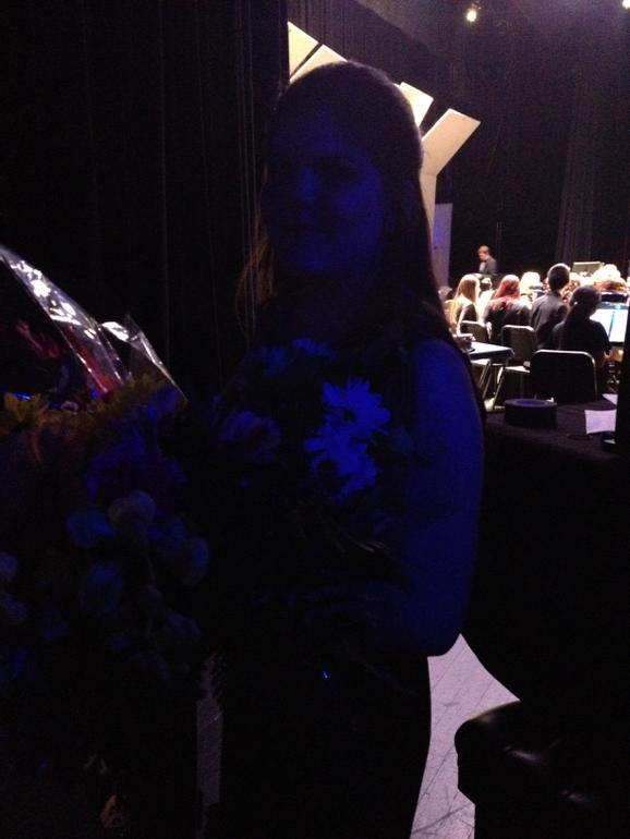 Crazy good viola performance by Colleen Williams!!  Unbelievable. #Eagleup