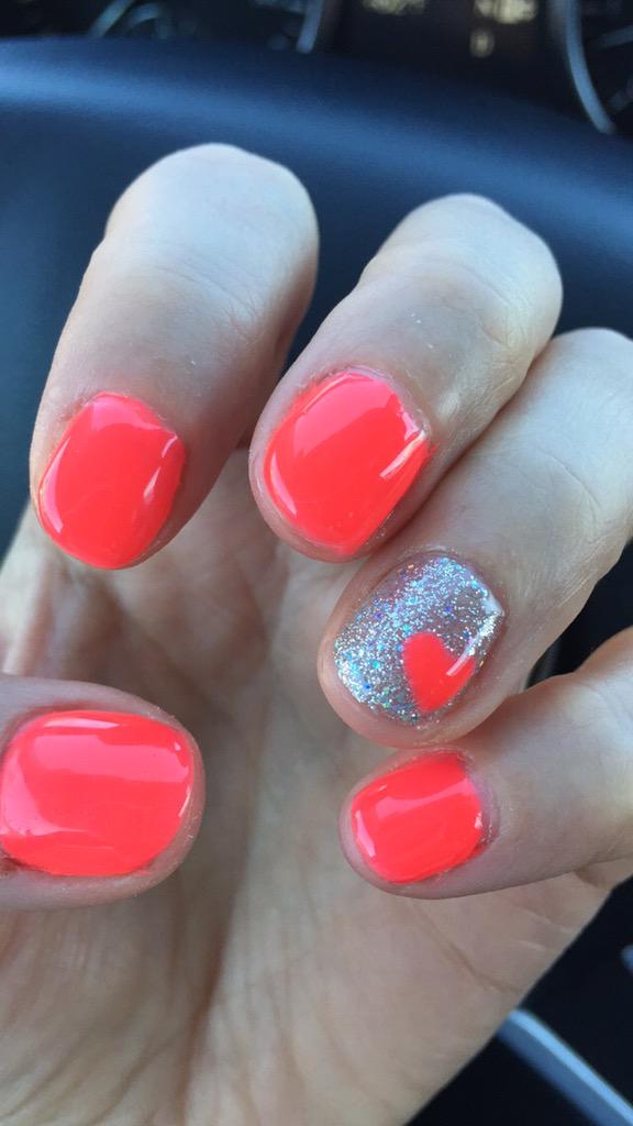 Vegas manicure #hearts #love #nails