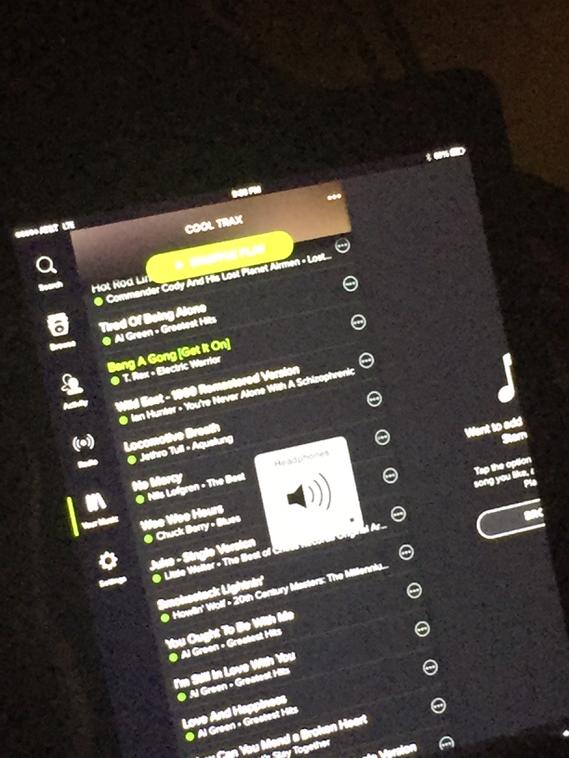 malloryqualls's tweet photo. Mr. Davis's Spotify playlist... "cool trax" 😂😂 http://t.co/llJSDHF99f