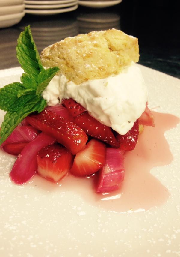 chefsarahl's tweet photo. Nothing says spring like strawberries and rhubarb... http://t.co/eM63hVug98