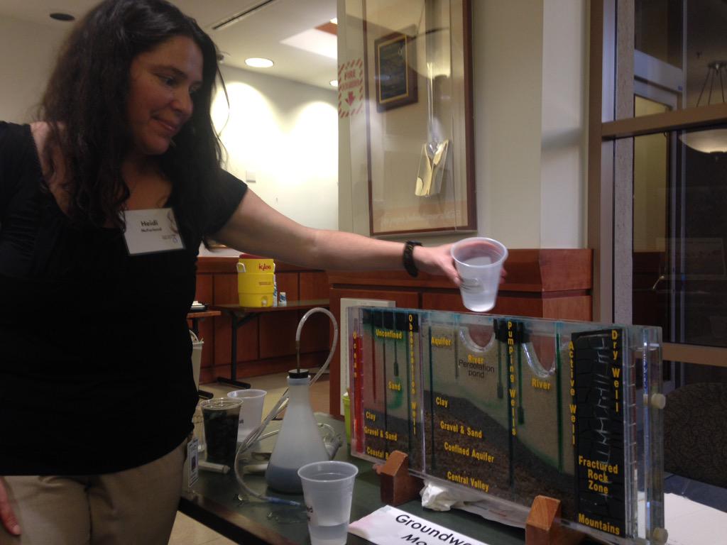 valleywater's tweet photo. Groundwater in action! See it for yourself. We're here 1 more hour. http://t.co/20tfWadHPI #GWAwarenessWeek http://t.co/TNK3SIq1sM