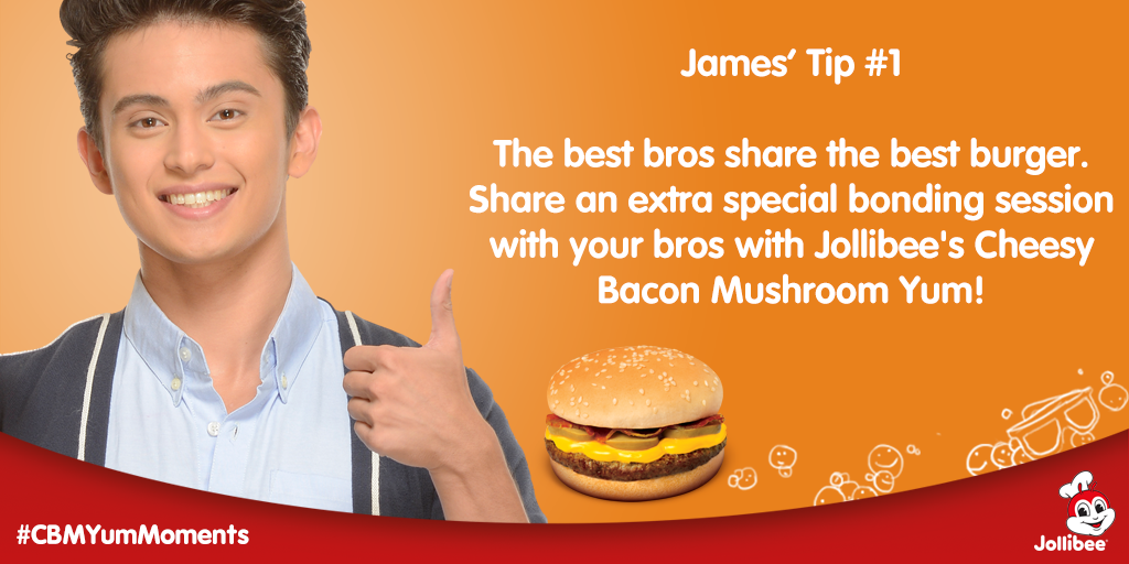 An extra special tip from James for his bros! #CBMYumMoments