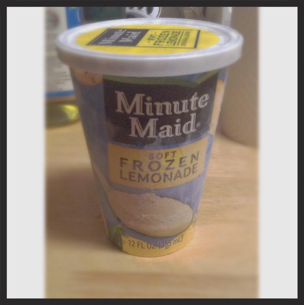UnraisedSleet02's tweet photo. ~ Enjoy a Minute Maid Soft Frozen Lemonade on this HOT evening! ~☀️🔥🍋 #ItsHot #ColdLemonade #HeatWave2015 http://t.co/0XNLNmBwwA
