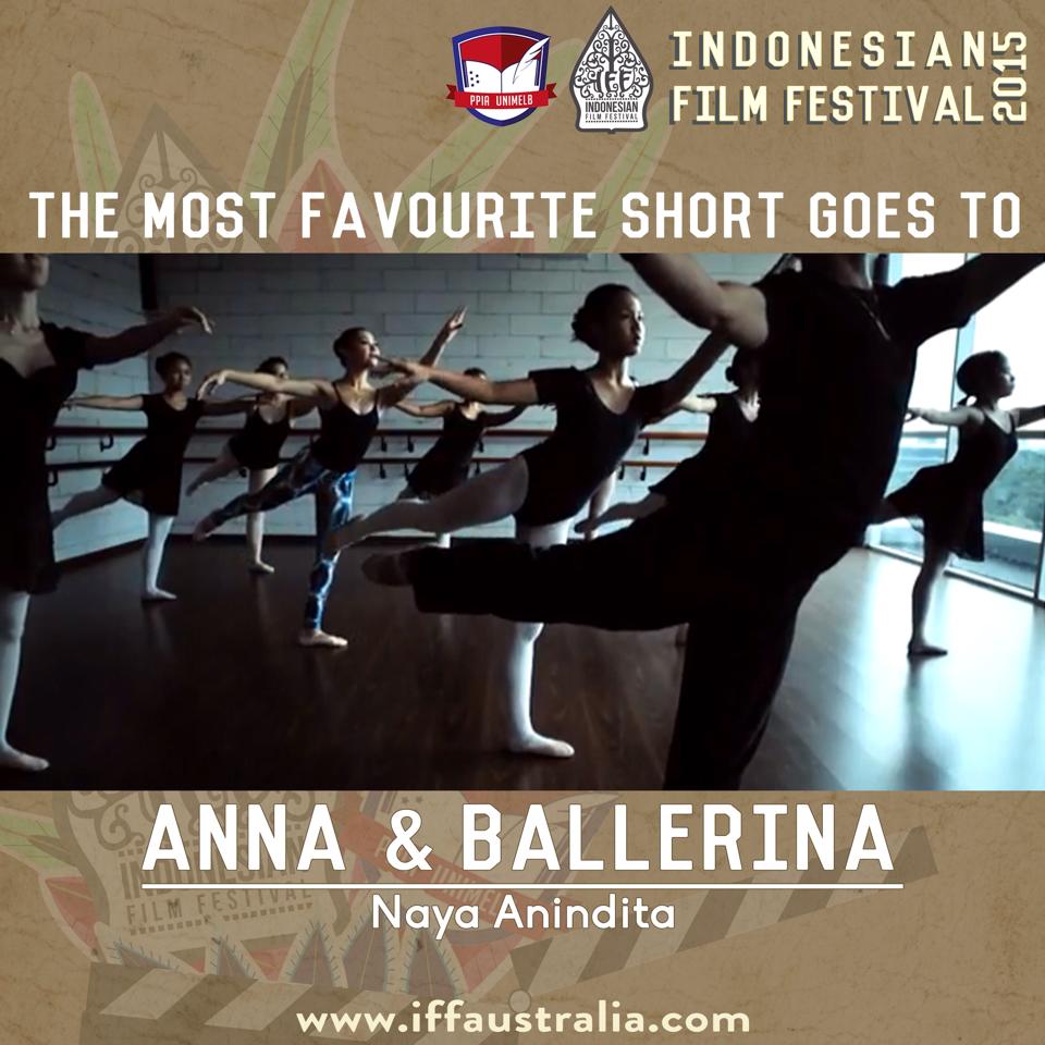 Congrats ka <a href="/NayaAnindita/">Naya.Anindita</a> yeeyy :D #AnnaBallerina #IFF