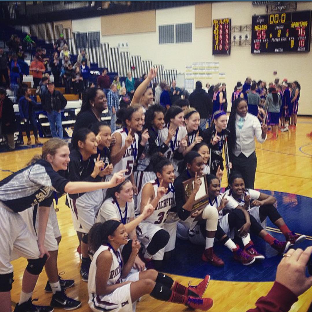 RCRocketsbball's tweet photo. So proud of these girls! #Richfield #Champs #AllWeKnowIsEat http://t.co/oHzgQ1xvGW