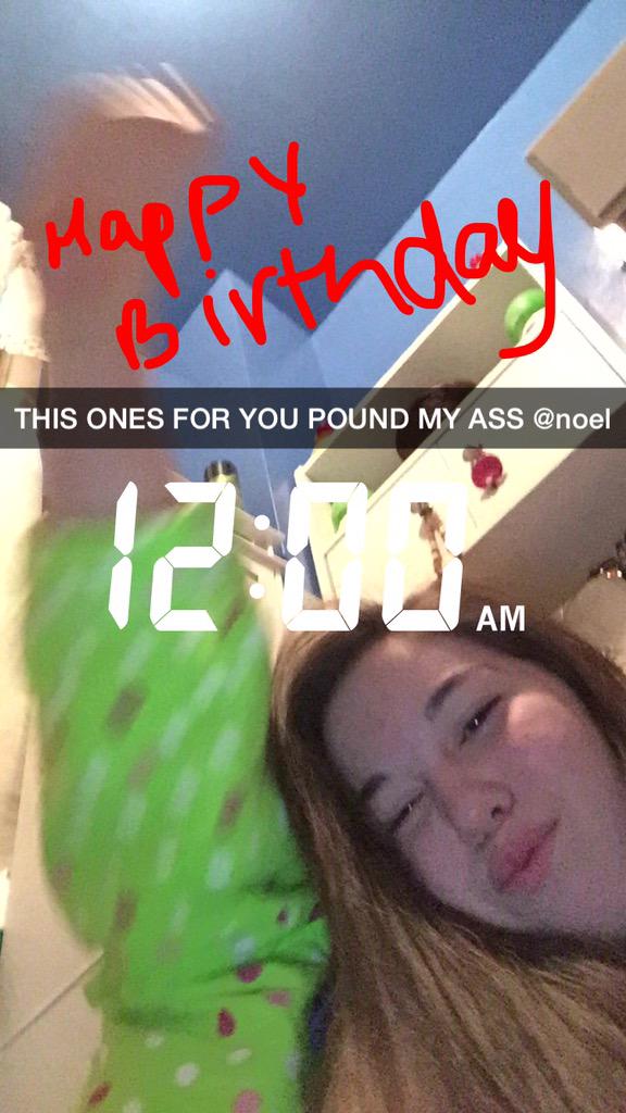  happy bday !! pls come out the closet? thanks!!! but while you\re still into girls will you pound my ass 