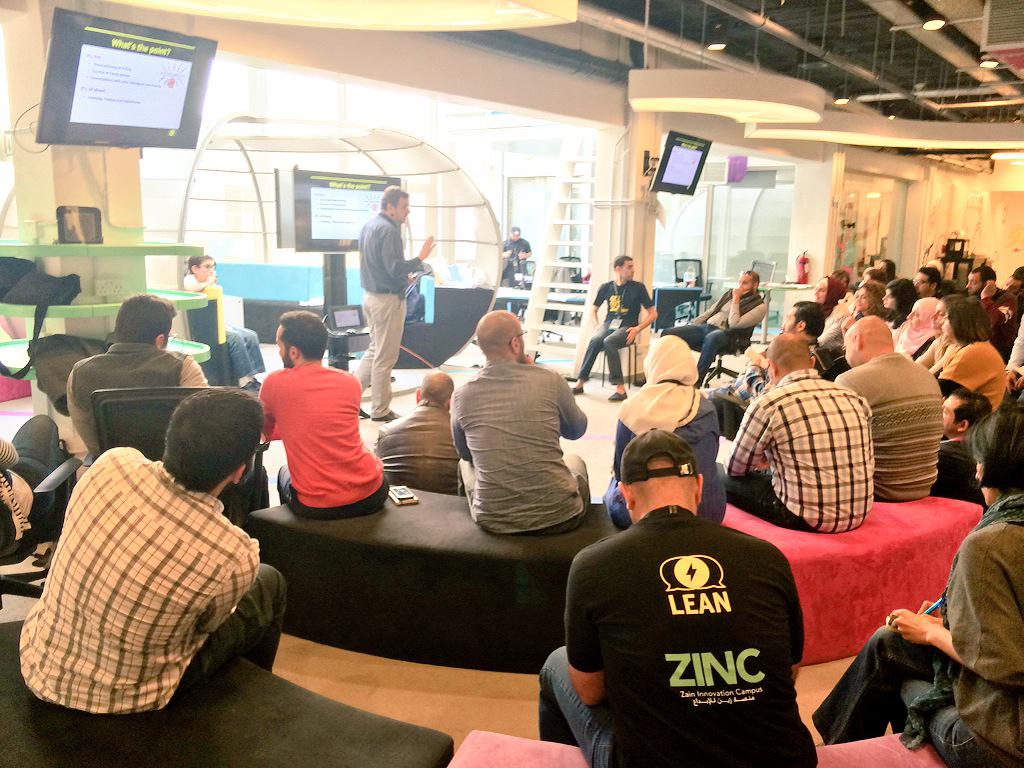 ahmdghanim's tweet photo. This how entrepreneurs starts their Fridaya @LeanAmman #LeanAmman @ZINCJordan #zincjo @ZainJo @KHBPJO. http://t.co/98uoE6plGL