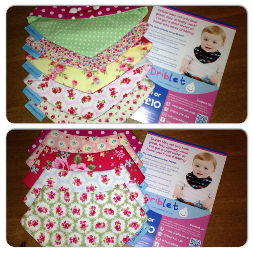 dribletbibs's tweet photo. Loving the bright colours for summer.A range of reversible Driblet's all ready to be posted. Special offer 5 for £20 http://t.co/CLnrVRACgM
