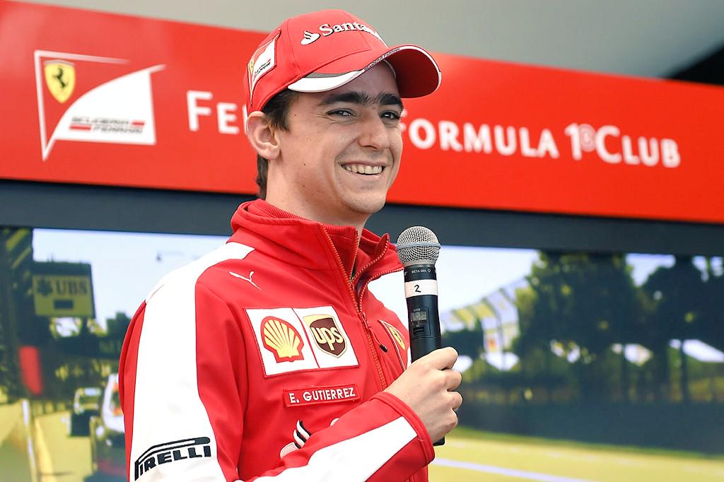 FerrariF1Club's tweet photo. We are happy to welcome our new Ferrari third driver @EstebanGtz to our  VIP Hospitality!!! #AusGP#redseason http://t.co/dSYwTQ5cLx