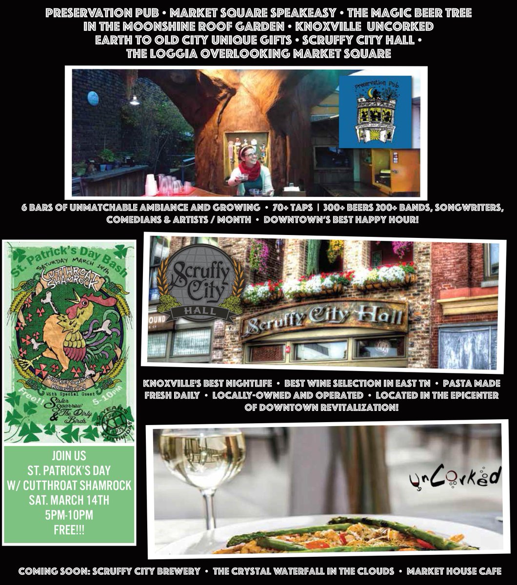 6 Great Bars, 300+ Beers, 70+ Taps, 200+ Artists/ Mo... COMING SOON: Brewery, 2nd Roof, Cafe...