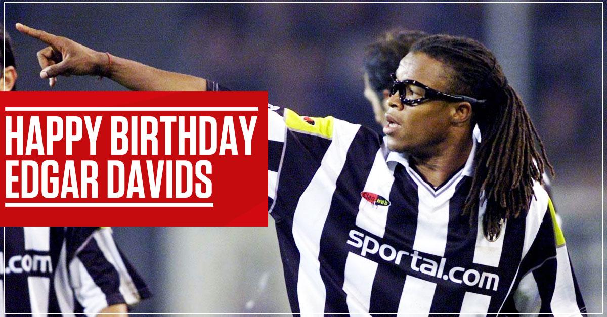 He\s won the Champions League and managed Barnet FC, it\s a very happy birthday to midfield dynamo Edgar Davids! 