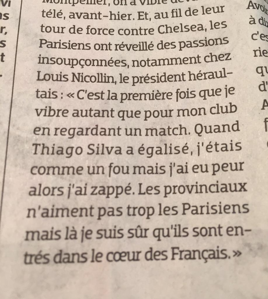 ekmagic's tweet image. Réaction de Loulou Nicollin #CHELPSG #TeamPSG @lequipe
